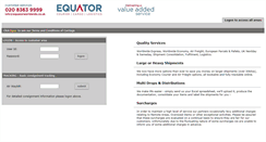 Desktop Screenshot of equatorcouriers.com